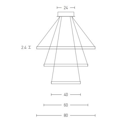 Zambelis 180031-D - Dimbare LED hanglamp aan een koord LED/135W/230V koper