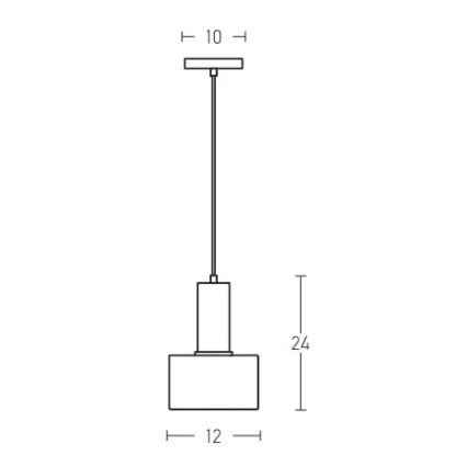 Zambelis 180051 - Hanglamp aan een koord 1xE27/40W/230V goud/Zalm roze
