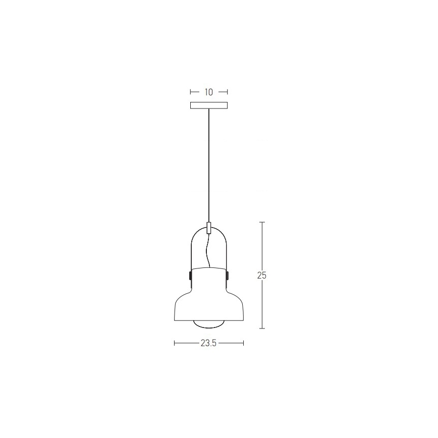 Zambelis 18190 - Hanglamp aan een koord 1xE27/40W/230V