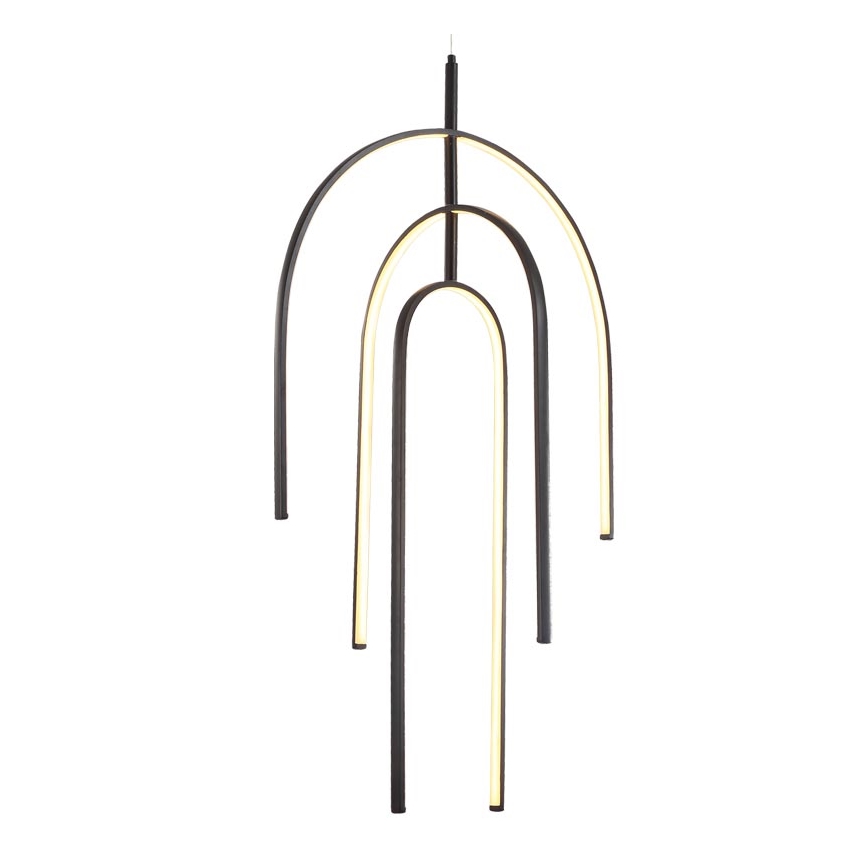 Zambelis 1932 - Dimbare LED hanglamp aan een koord LED/80W/230V zwart