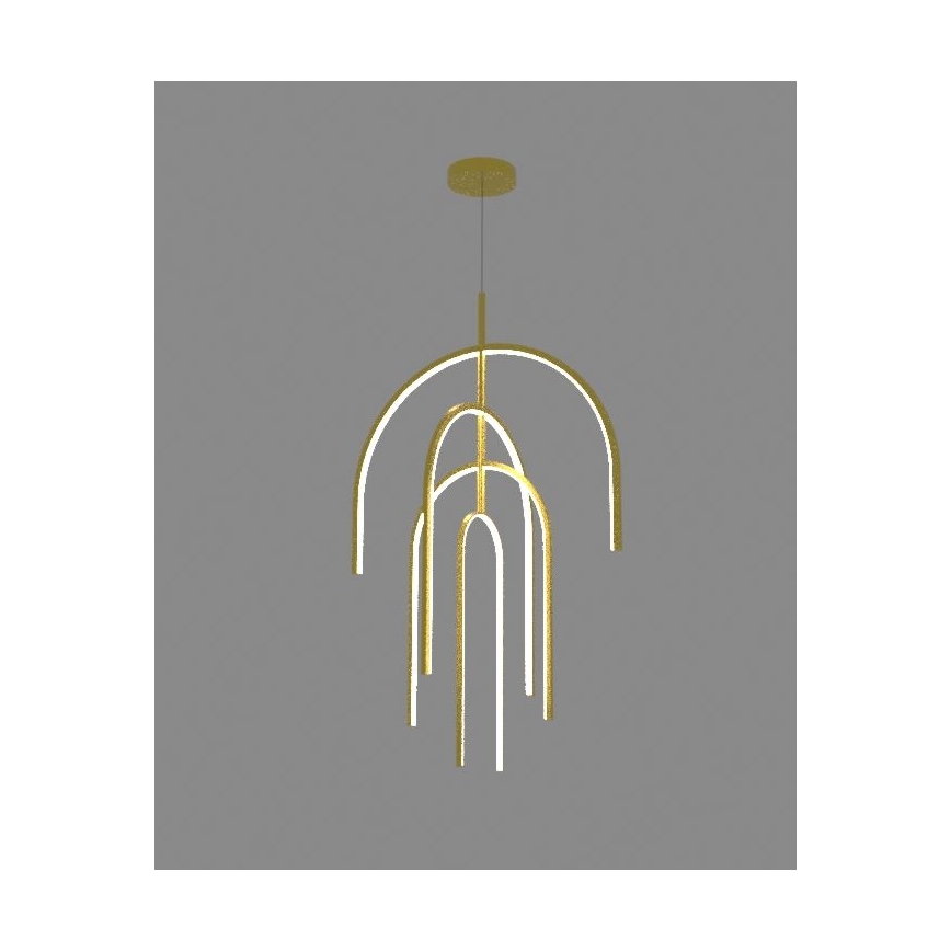 Zambelis 1933 - Suspension filaire à intensité variable LED/96W/230V doré