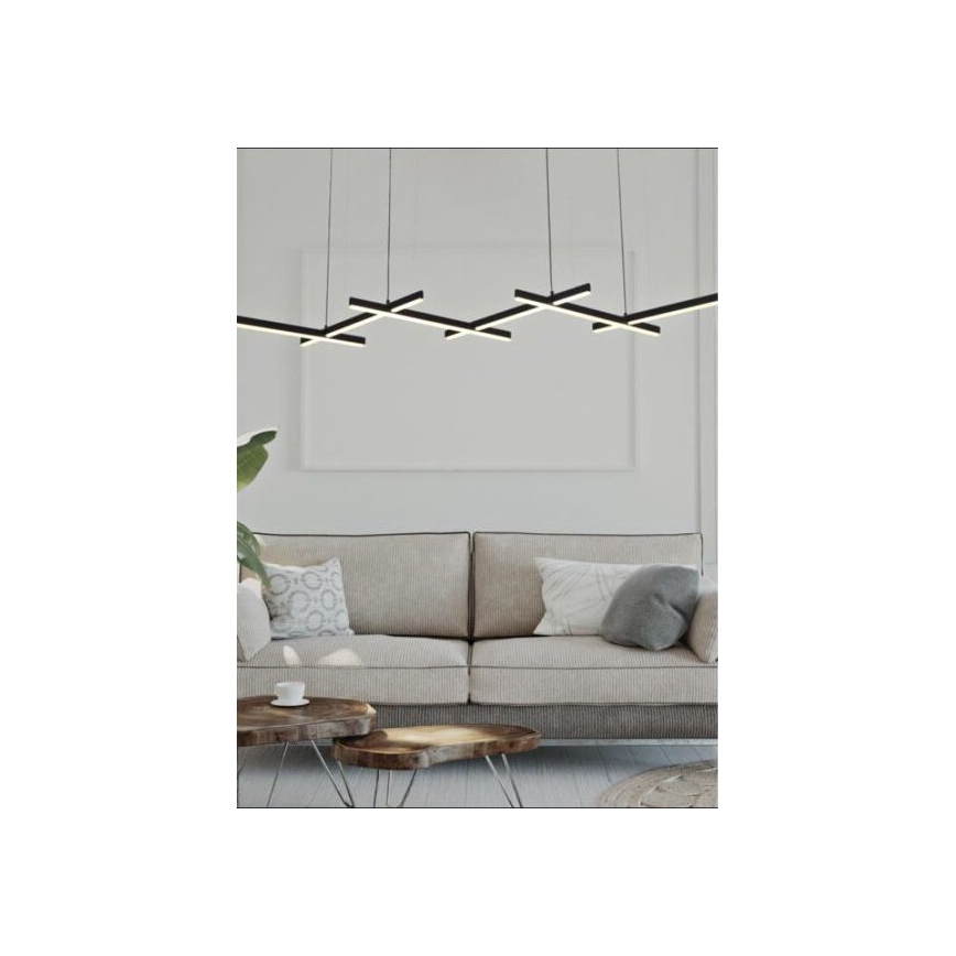 Zambelis 1948 - Dimbare LED hanglamp aan een koord LED/85W/230V zwart
