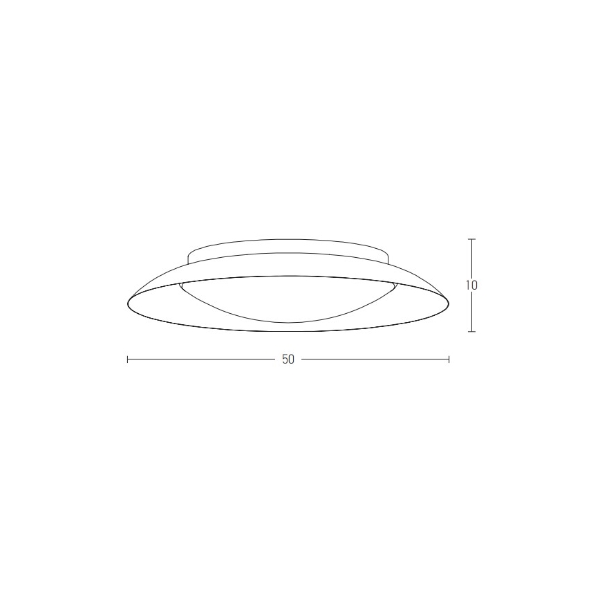 Zambelis 1962 - LED plafondlamp LED/28W/230V diameter 50 cm goud