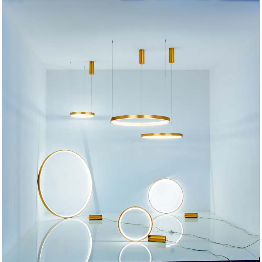 Zambelis 2006 - Dimbare LED hanglamp aan een koord LED/36W/230V goud