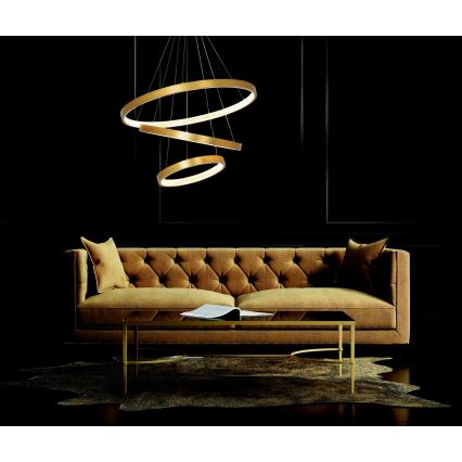 Zambelis 2009 - Dimbare LED hanglamp aan een koord LED/112W/230V goud