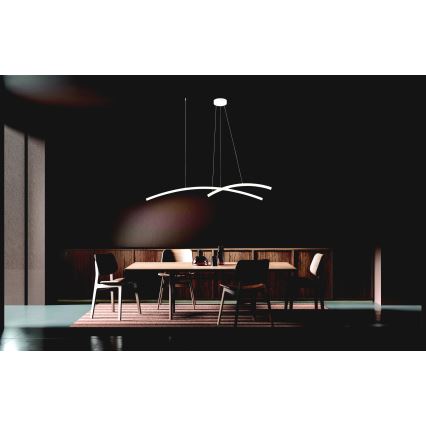 Zambelis 20129 - Dimbare LED hanglamp aan een koord LED/48W/230V wit