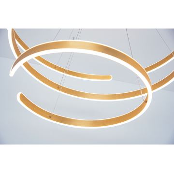 Zambelis 2014 - Suspension filaire à intensité variable LED/120W/230V doré
