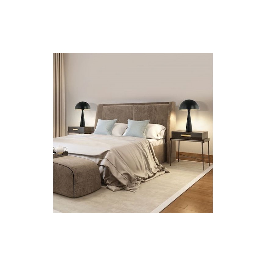 Zambelis 20210 - Tafellamp 1xE27/25W/230V zwart