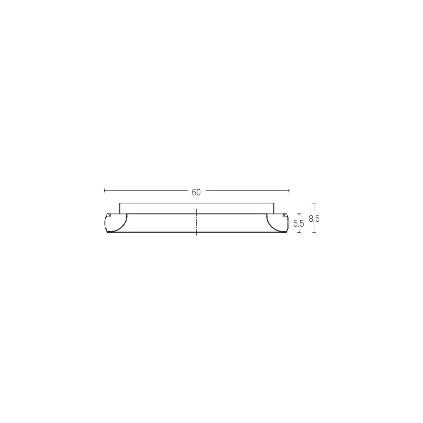 Zambelis 2048 - Dimbare LED Plafondlamp LED/50W/230V diameter 60 cm zwart