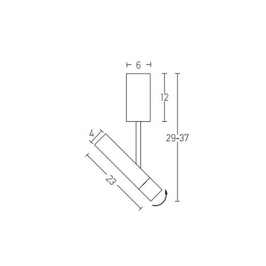 Zambelis 22028 - LED Hanglamp met vaste pendel LED/4W/230V