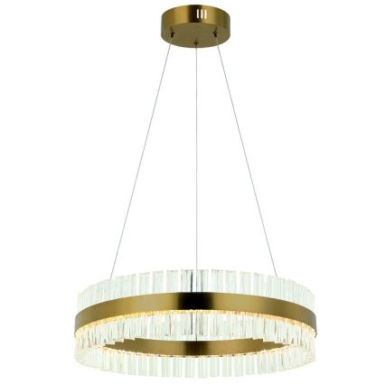 Zambelis 22039 - Dimbare LED hanglamp aan een koord LED/56W/230V goud