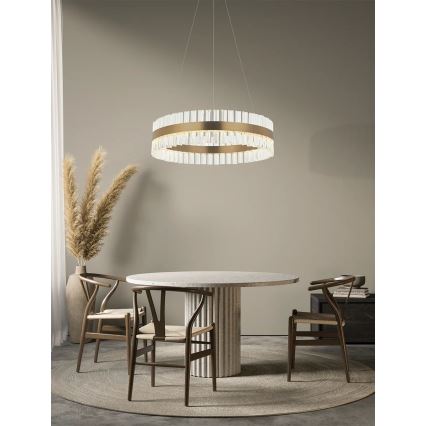 Zambelis 22040 - Dimbare LED hanglamp aan een koord LED/68W/230V goud