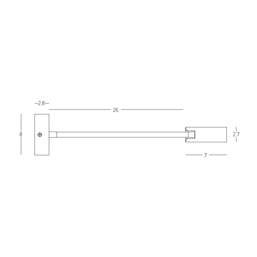 Zambelis 22050 - Flexibele LED-lamp LED/3W/230V CRI90 wit