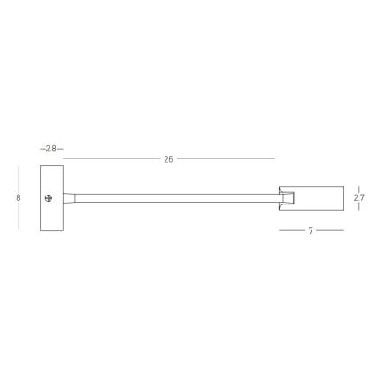 Zambelis 22050 - LED Wandlamp LED/3W/230V CRI90 wit