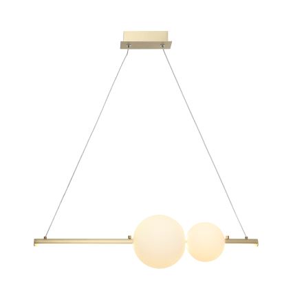 Zambelis 22108 - Dimbare LED hanglamp aan een koord LED/11W/230V goud