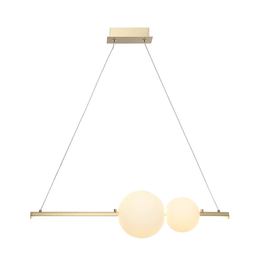 Zambelis 22108 - Suspension filaire à intensité variable LED/11W/230V doré