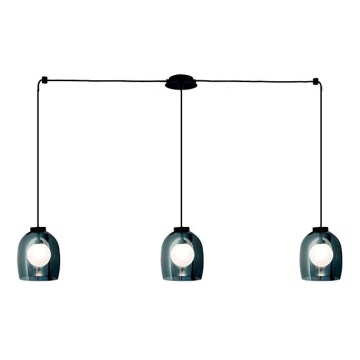 Zambelis 22146 - Hanglamp aan een koord 3xG9/5W/230V zwart