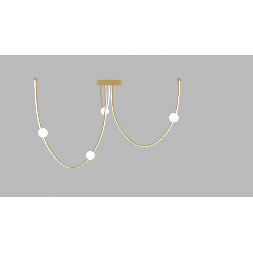 Zambelis 22248 - Dimbare LED hanglamp aan een koord LED/42W/230V goud