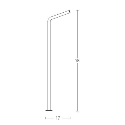 Zambelis E206 - LED Buitenlamp LED/10W/230V IP54 antraciet