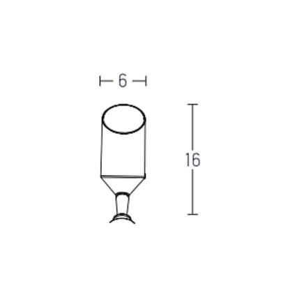 Zambelis E217 - Buitenlamp 1xGU10/5W/230V IP65 zwart