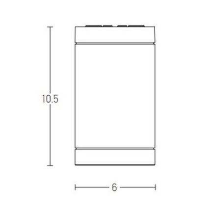 Zambelis E219 - Buitenspot 1xGU10/7W/230V IP54 zwart