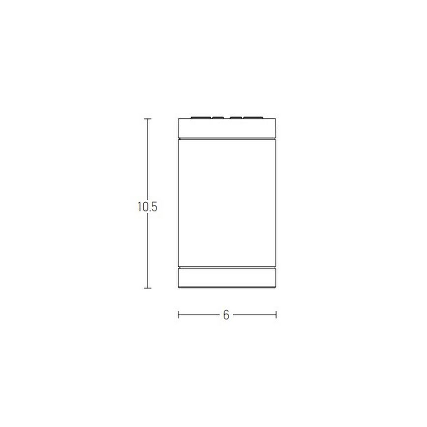 Zambelis E220 - Buitenspot 1xGU10/7W/230V IP54 wit