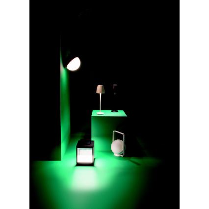 Zambelis E234 - Lampe à intensité variable extérieure LED/1,5W/3,7V 2600 mAh IP44 blanc