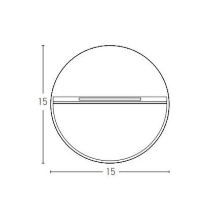 Zambelis E242-G - LED Trapverlichting voor buiten LED/6W/230V IP65 antraciet