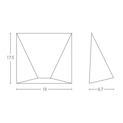 Zambelis E243 - Applique murale LED extérieure LED/7W/230V IP44 anthracite