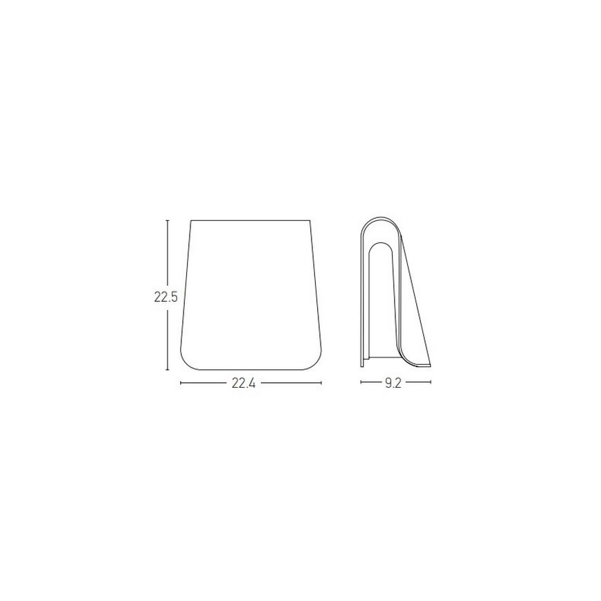 Zambelis E245 - LED Wandlamp voor buiten LED/6W/230V IP54 antraciet