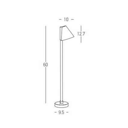 Zambelis E283 - LED Buitenlamp LED/6W/230V IP65 antraciet