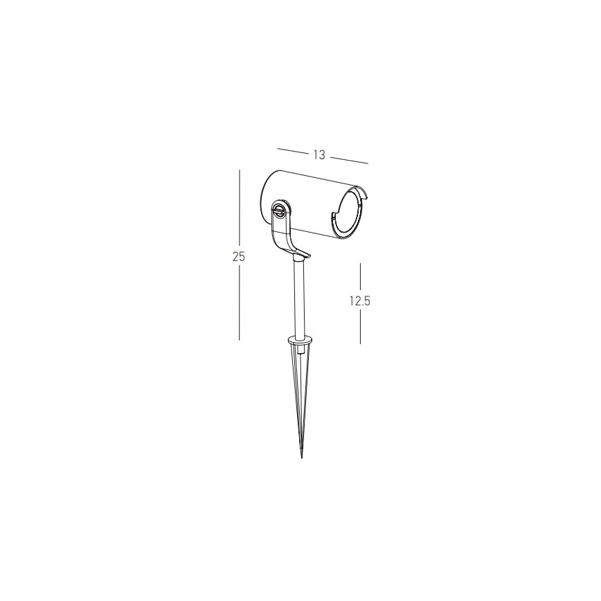 Zambelis E285 - LED Buitenlamp LED/12W/230V IP65 antraciet