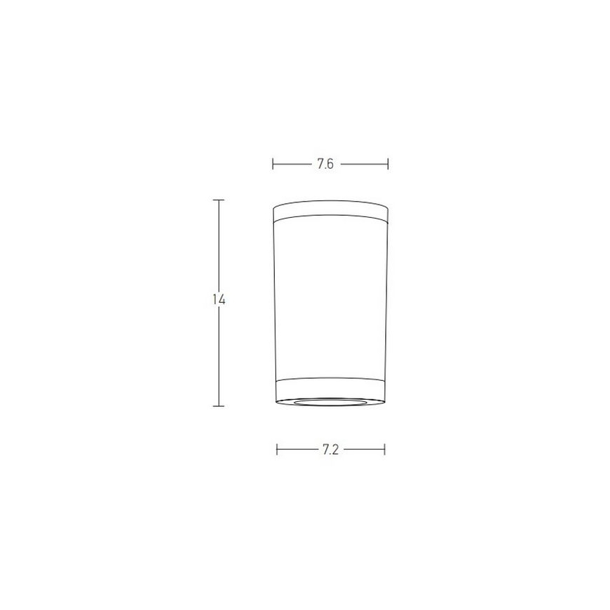 Zambelis E308 - Buitenspot 1xGU10/7W/230V IP54 wit