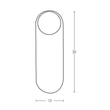 Zambelis H64 - Wandlamp 1xG9/9W/230V goudkleurig