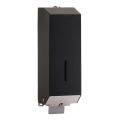 Zeepdispenser 10x32 cm roestvrij staal/zilver