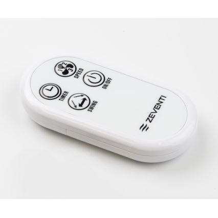 ZEVENTI - Afstandsbediening voor ventilatoren FREEZE wit