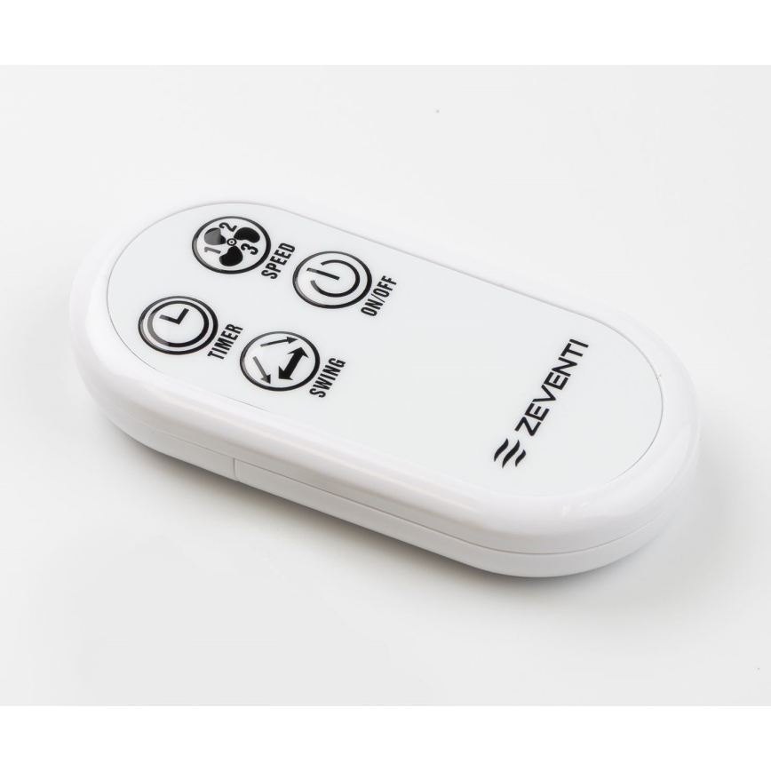 ZEVENTI - Afstandsbediening voor ventilatoren FREEZE wit