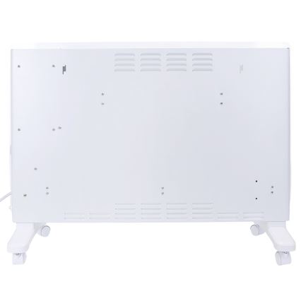 ZEVENTI - Radiateur électrique mural intelligent/convecteur avec écran LCD 1000/2000W/230V Wi-Fi blanc
