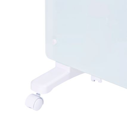 ZEVENTI - Radiateur électrique mural intelligent/convecteur avec écran LCD 1000/2000W/230V Wi-Fi blanc