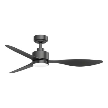 ZEVENTI - Dimbare LED-plafondventilator ULUWATU LED/20W/230V 2700-6500K 132 cm zwart + afstandsbediening