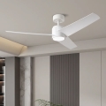 ZEVENTI - LED dimbare plafondventilator ORVIETO LED/18W/230V 3000-6000K Wi-Fi Tuya wit + afstandsbediening