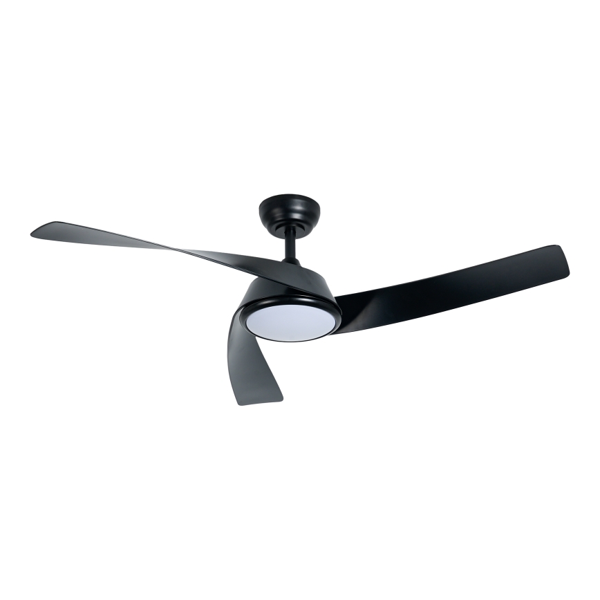 ZEVENTI - LED dimbare plafondventilator AERYS LED/24W/230V 3000/4000/6000K Wi-Fi Tuya zwart + afstandsbediening