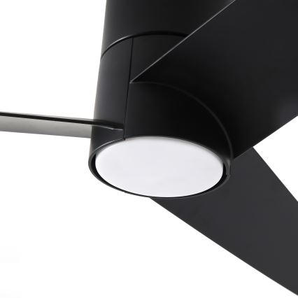 ZEVENTI - LED Plafondventilator BARROSA LED/18W/230V 3000/4000/6000K Wi-Fi Tuya zwart + afstandsbediening