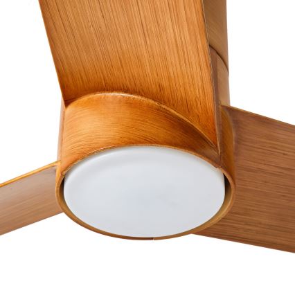 ZEVENTI - LED-plafondventilator BARROSA LED/18W/230V 3000/4000/6000K Wi-Fi Tuya bruin + afstandsbediening