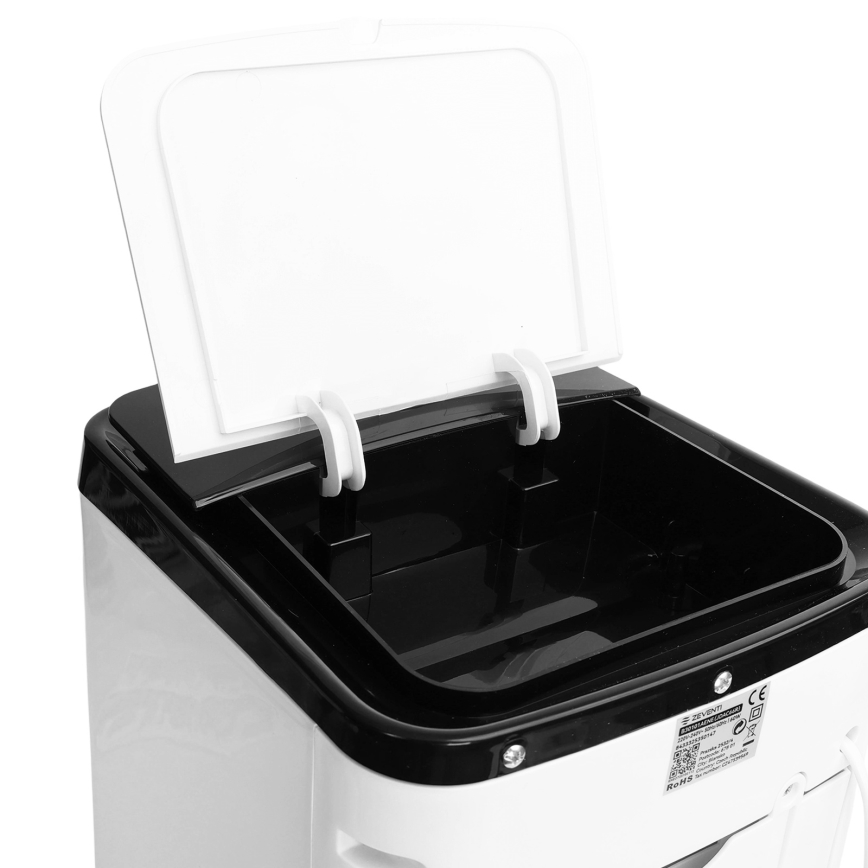 ZEVENTI - Luchtkoeler ARCTIC 60W/230V zwart/wit + afstandsbediening