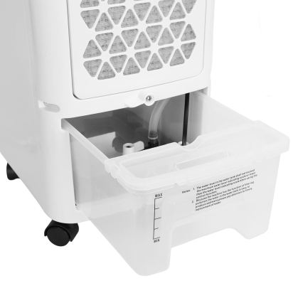 ZEVENTI - Luchtkoeler ARCTIC 60W/230V zwart/wit + afstandsbediening