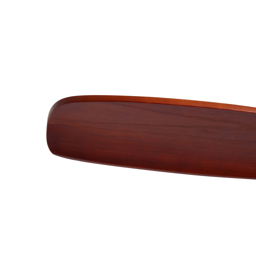 ZEVENTI - Plafondventilator CUENCA Wi-Fi Tuya zwart/eiken + afstandsbediening