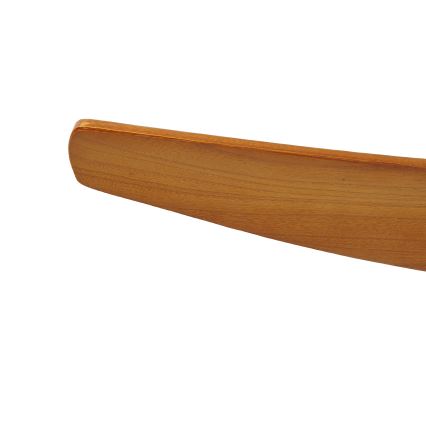 ZEVENTI - Plafondventilator SPELLO Wi-Fi Tuya zwart/eiken + afstandsbediening