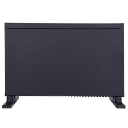 ZEVENTI - Radiateur/convecteur électrique avec écran LCD 1250/2000W/230V noir + télécommande