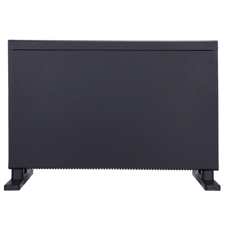 ZEVENTI - Radiateur/convecteur électrique avec écran LCD 1250/2000W/230V noir + télécommande